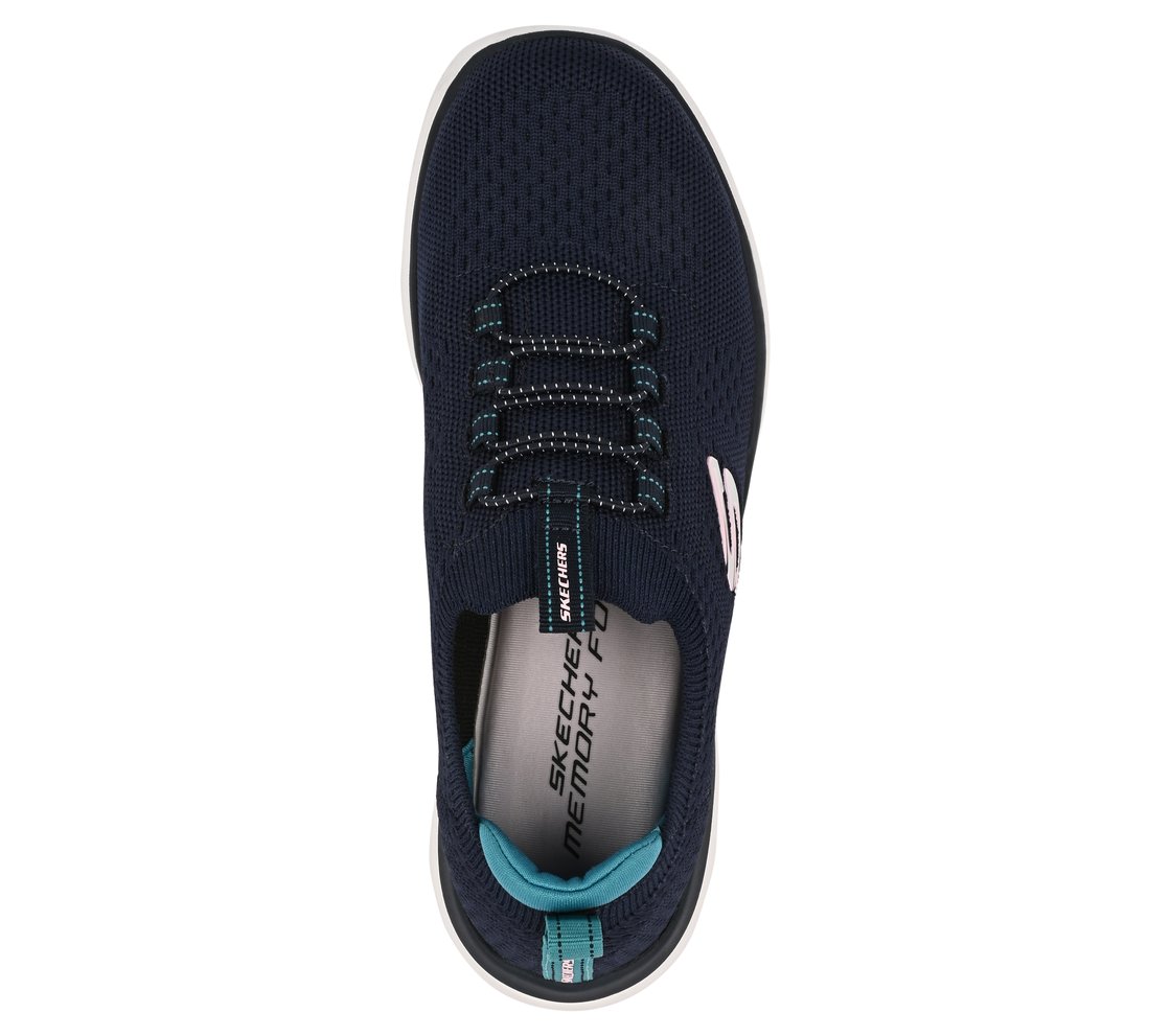 SUMMITS - TOP PLAYER, NAVY/MULTI Footwear Top View