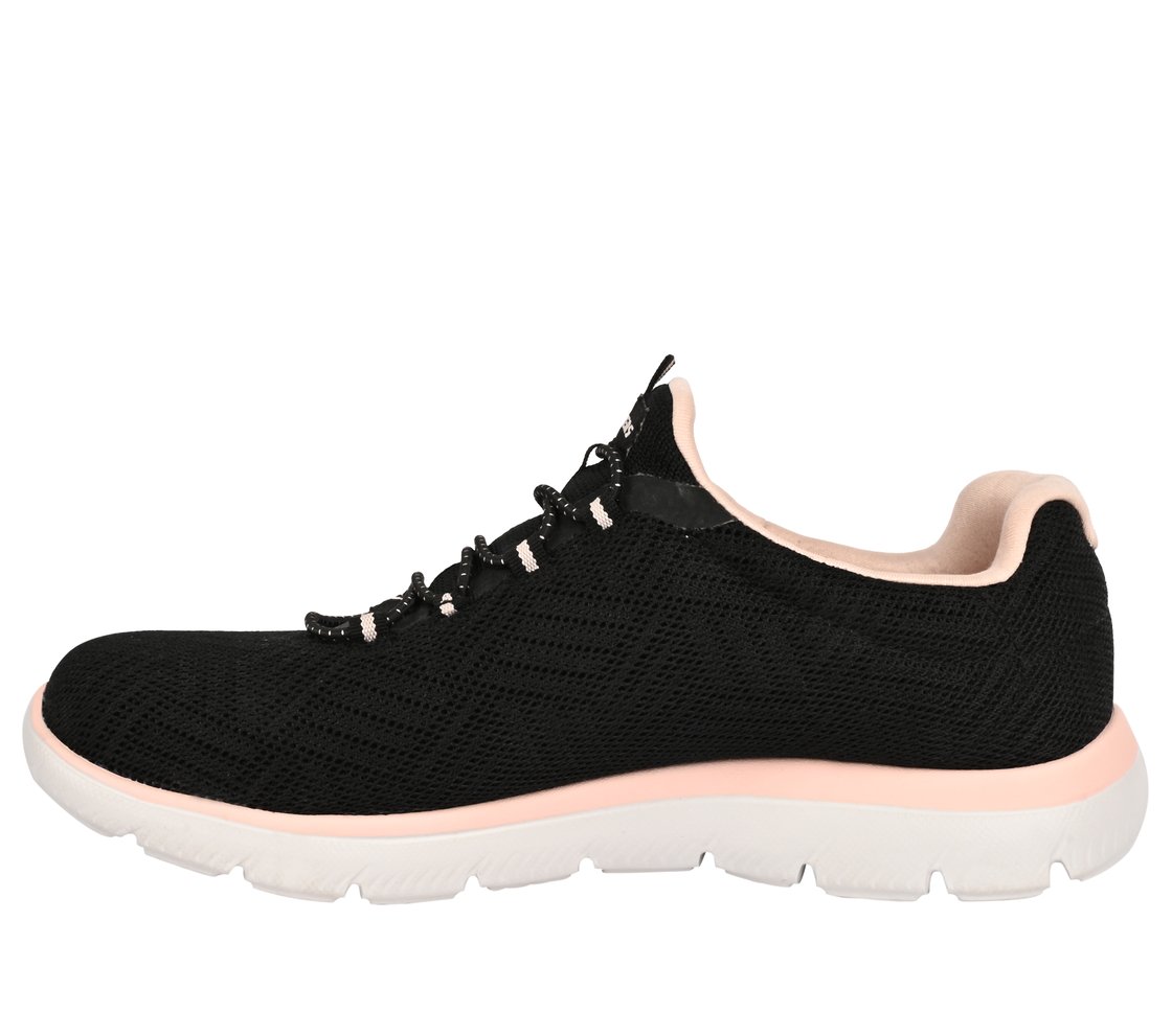 SUMMITS - ARTISTRY CHIC, BLACK/PINK Footwear Left View