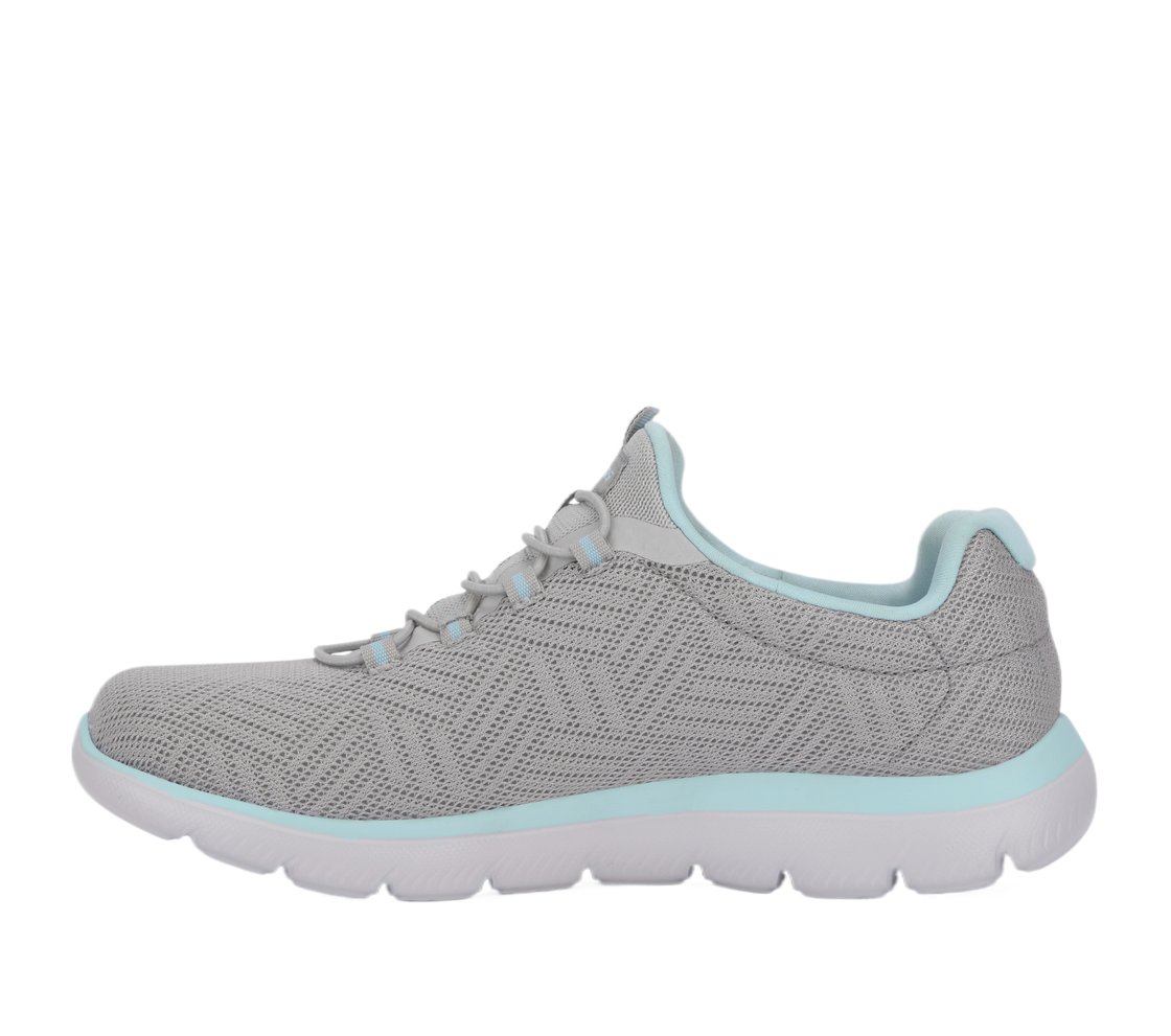 SUMMITS - ARTISTRY CHIC, GRAY/LIGHT BLUE Footwear Left View