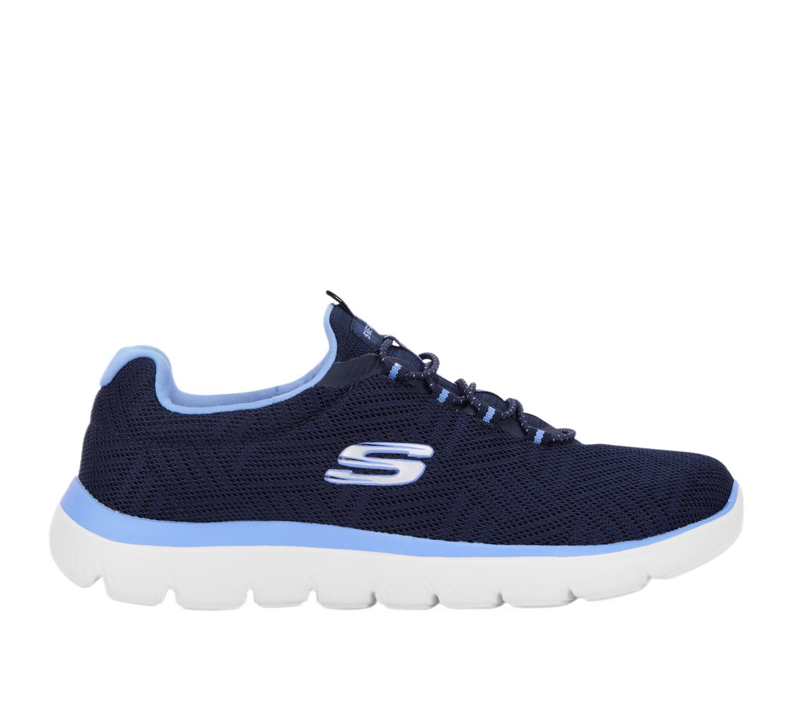SUMMITS - ARTISTRY CHIC, NAVY/BLUE Footwear Lateral View