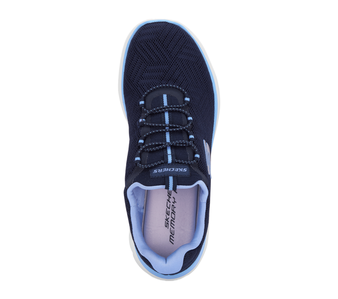 SUMMITS - ARTISTRY CHIC, NAVY/BLUE Footwear Top View