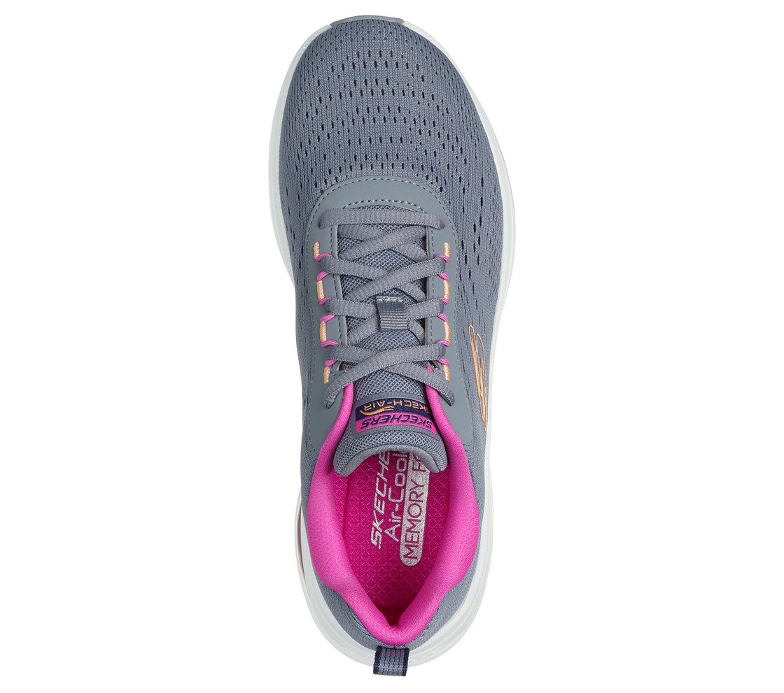 SKECH-AIR META-AIRED OUT, GREY/MULTI Footwear Top View