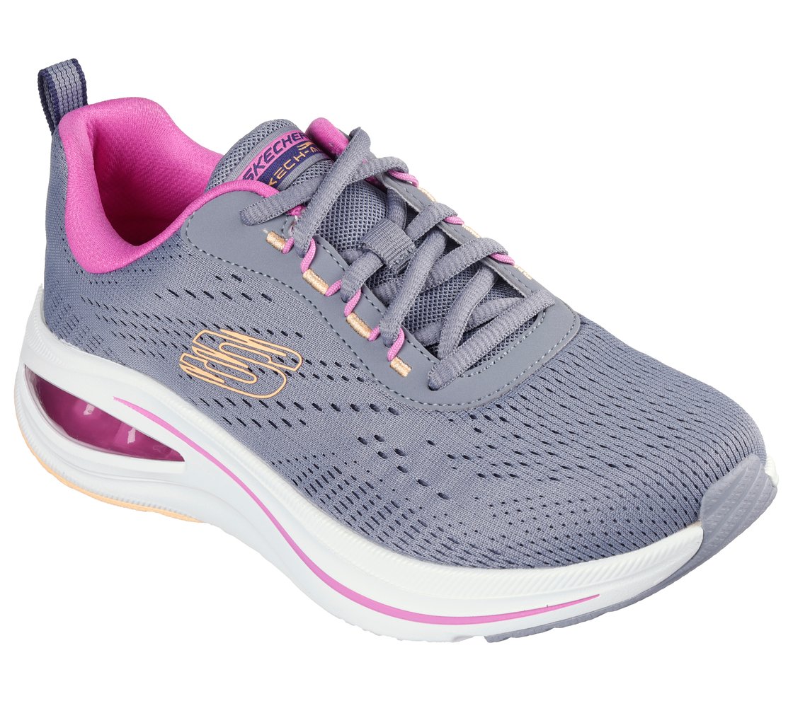 SKECH-AIR META-AIRED OUT, GREY/MULTI Footwear Right View