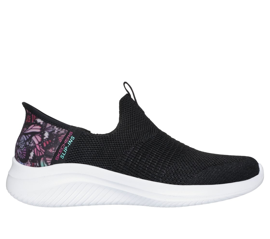 ULTRA FLEX 3.0-FULL FLIGHT, BLACK/MULTI Footwear Lateral View