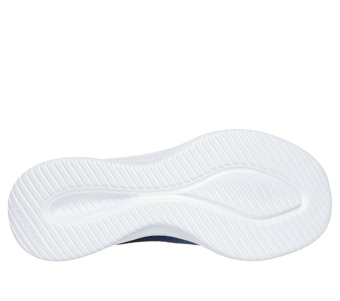 SKECHERS SLIP-INS: ULTRA FLEX 3.0 - BEAUTY BLEND, NAVY Footwear Bottom View