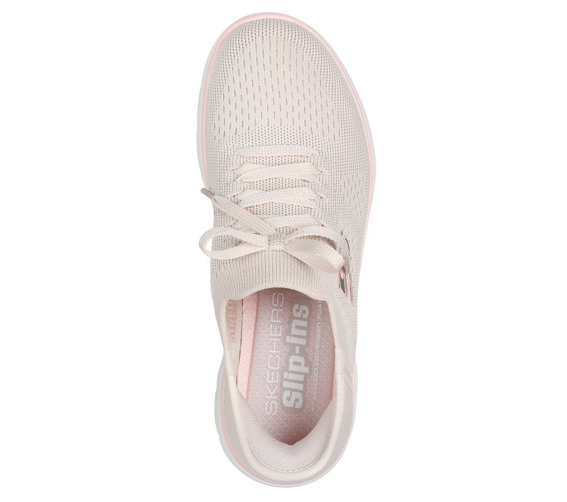 SUMMITS-NEW DAILY, NATURAL/PINK Footwear Top View