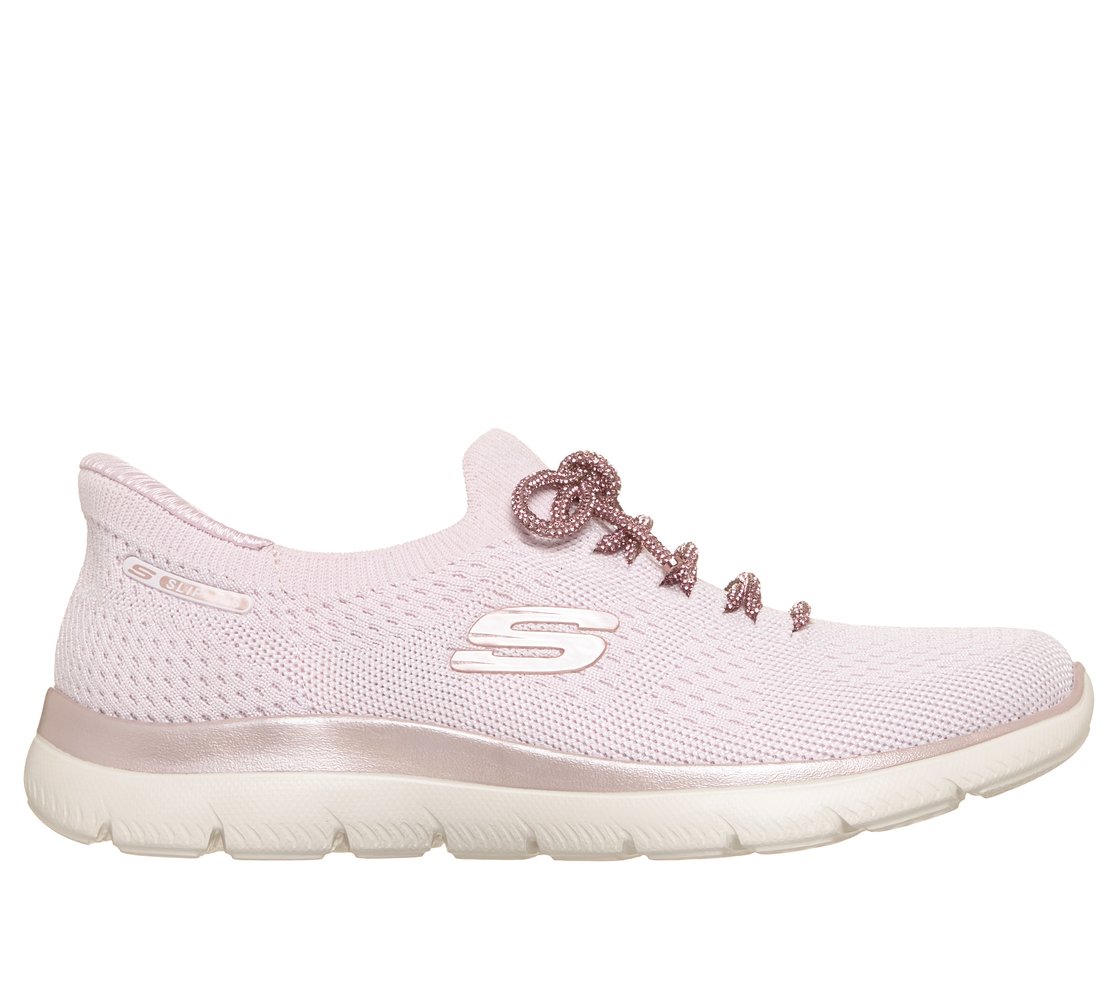 SUMMITS - CRYSTAL DREAM, LT.PINK Footwear Lateral View