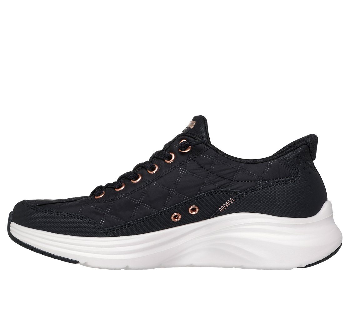 CONTOUR FOAM-GOLDEN HOUR, BLACK/ROSE GOLD Footwear Left View