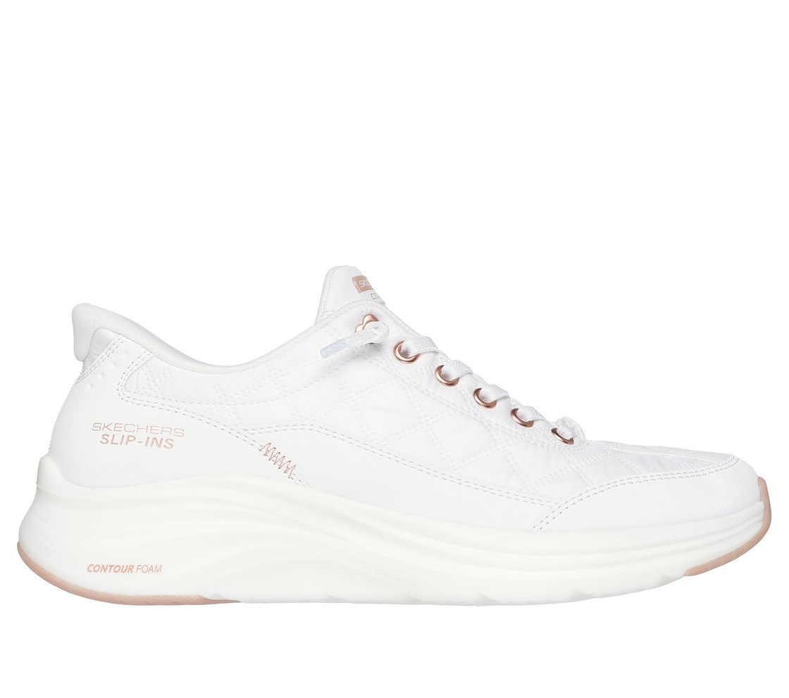 CONTOUR FOAM-GOLDEN HOUR, WHITE ROSE GOLD Footwear Lateral View