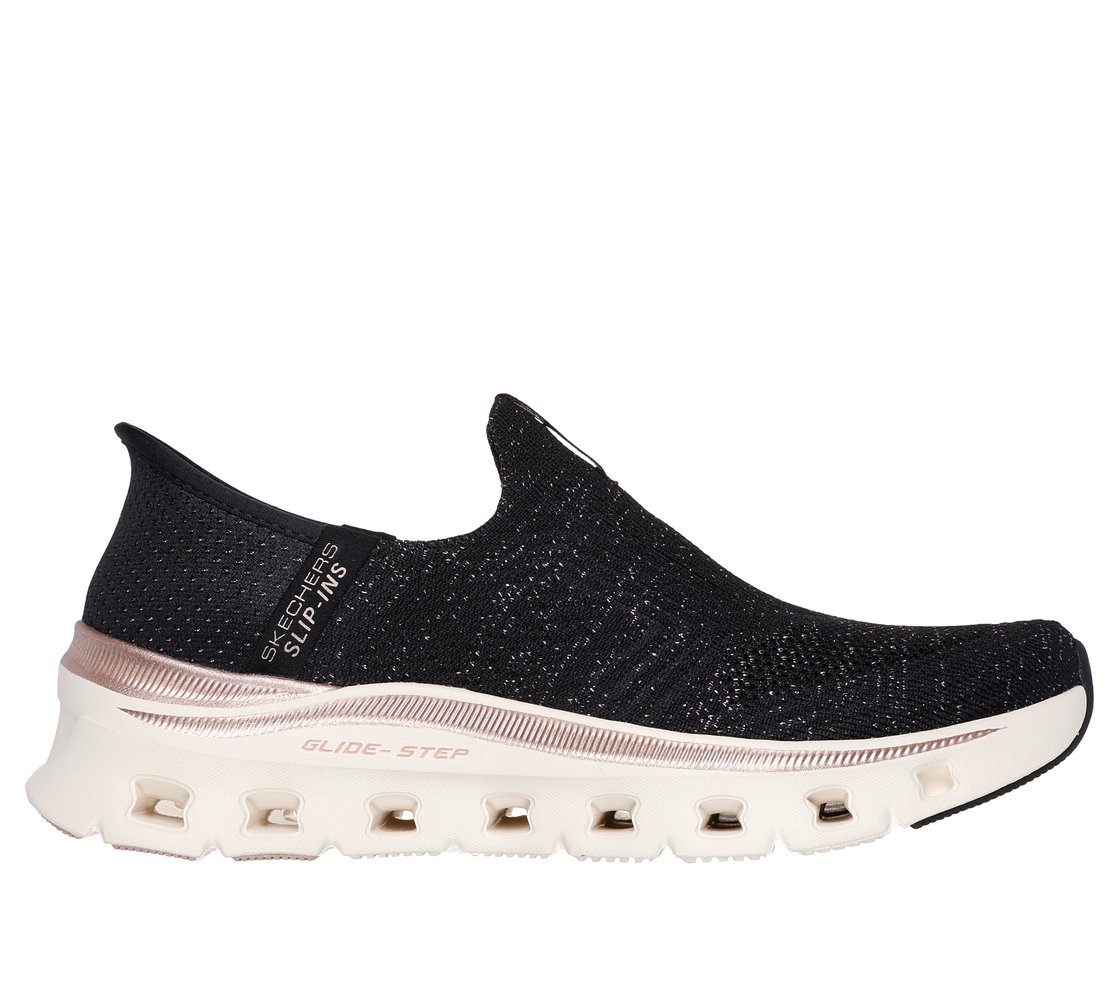 GLIDE - STEP PRO - NIGHT GLEAM, BLACK/ROSE GOLD Footwear Lateral View