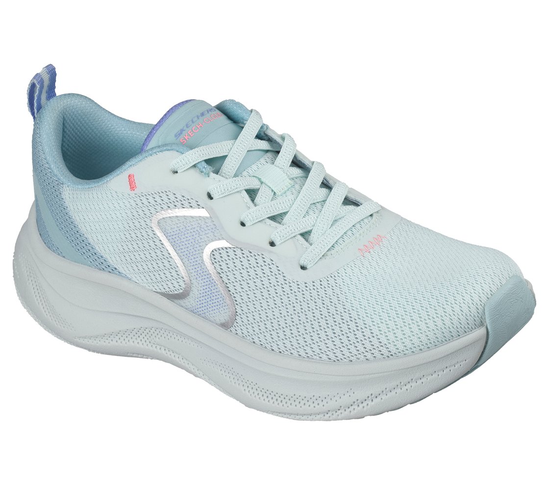 SKECH CLOUD-SMOOTH WAVE, MINT/MULTI Footwear Right View