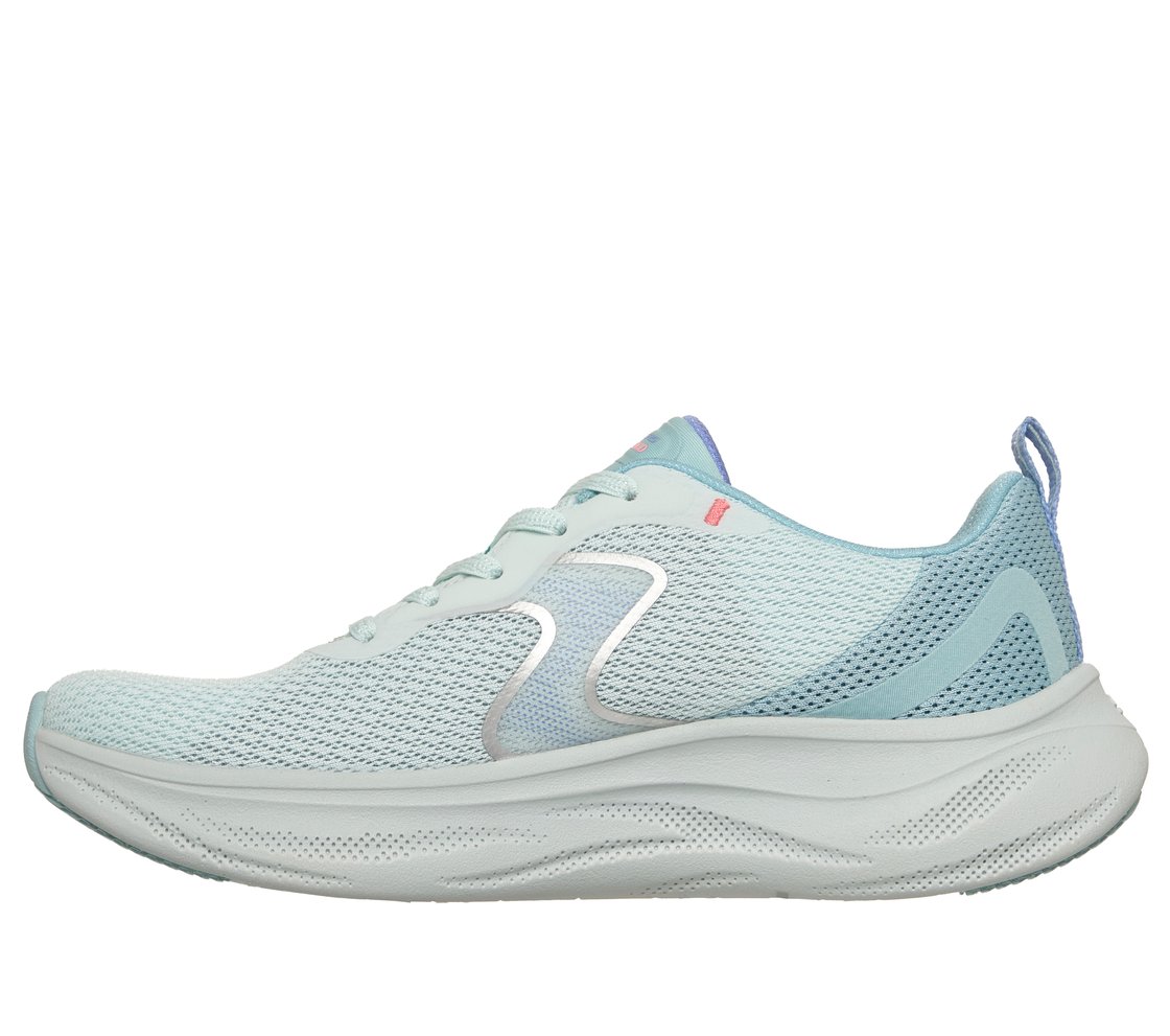 SKECH CLOUD-SMOOTH WAVE, MINT/MULTI Footwear Left View