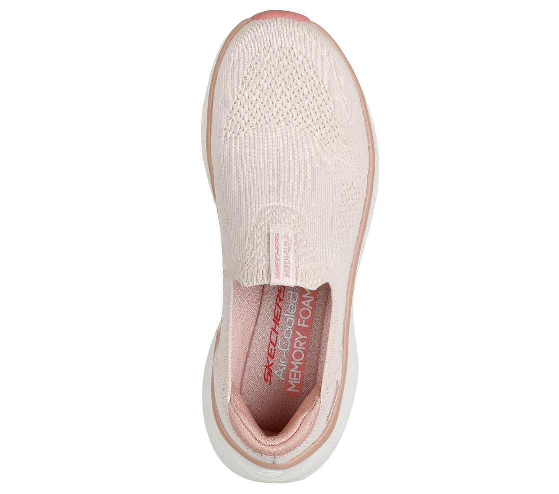 SKECH CLOUD - SOFT SERENITY, NATURAL/TAUPE Footwear Top View