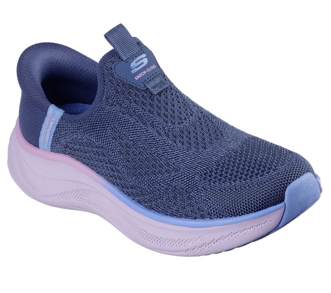 SKECH CLOUD - DREAMY HUES, NAVY/PURPLE Footwear Right View