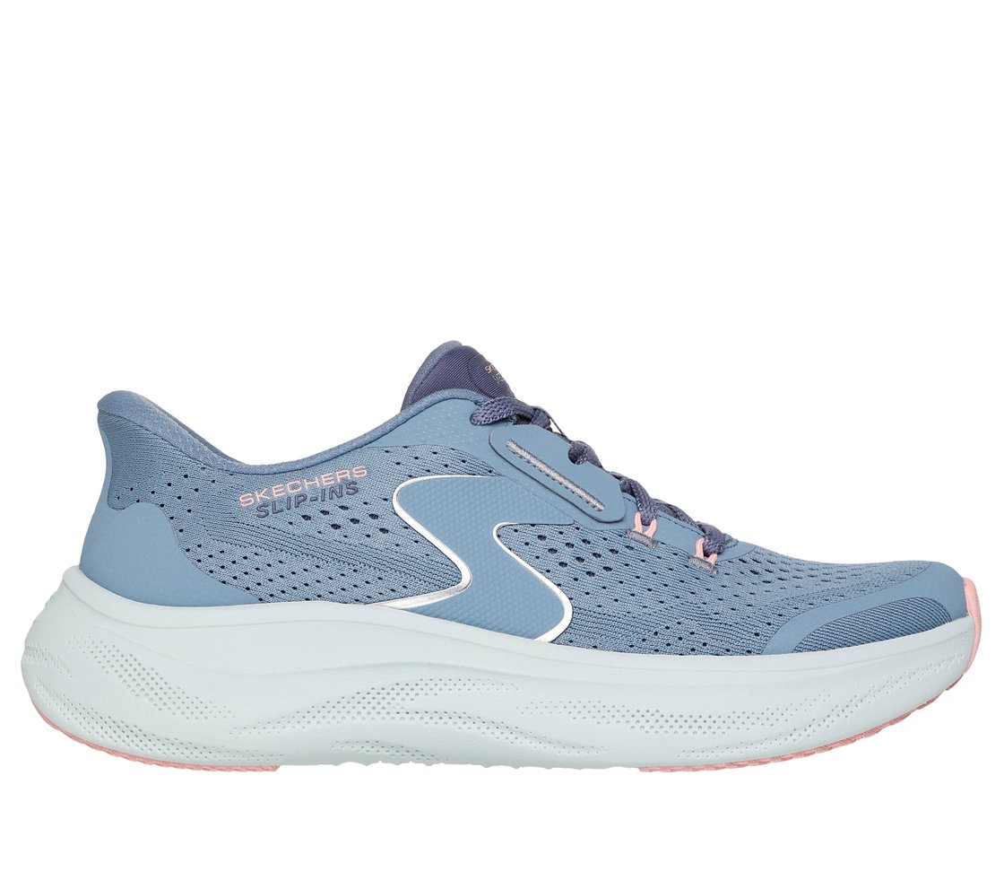 SKECH CLOUD - PLUSH HORIZON, SLATE Footwear Lateral View