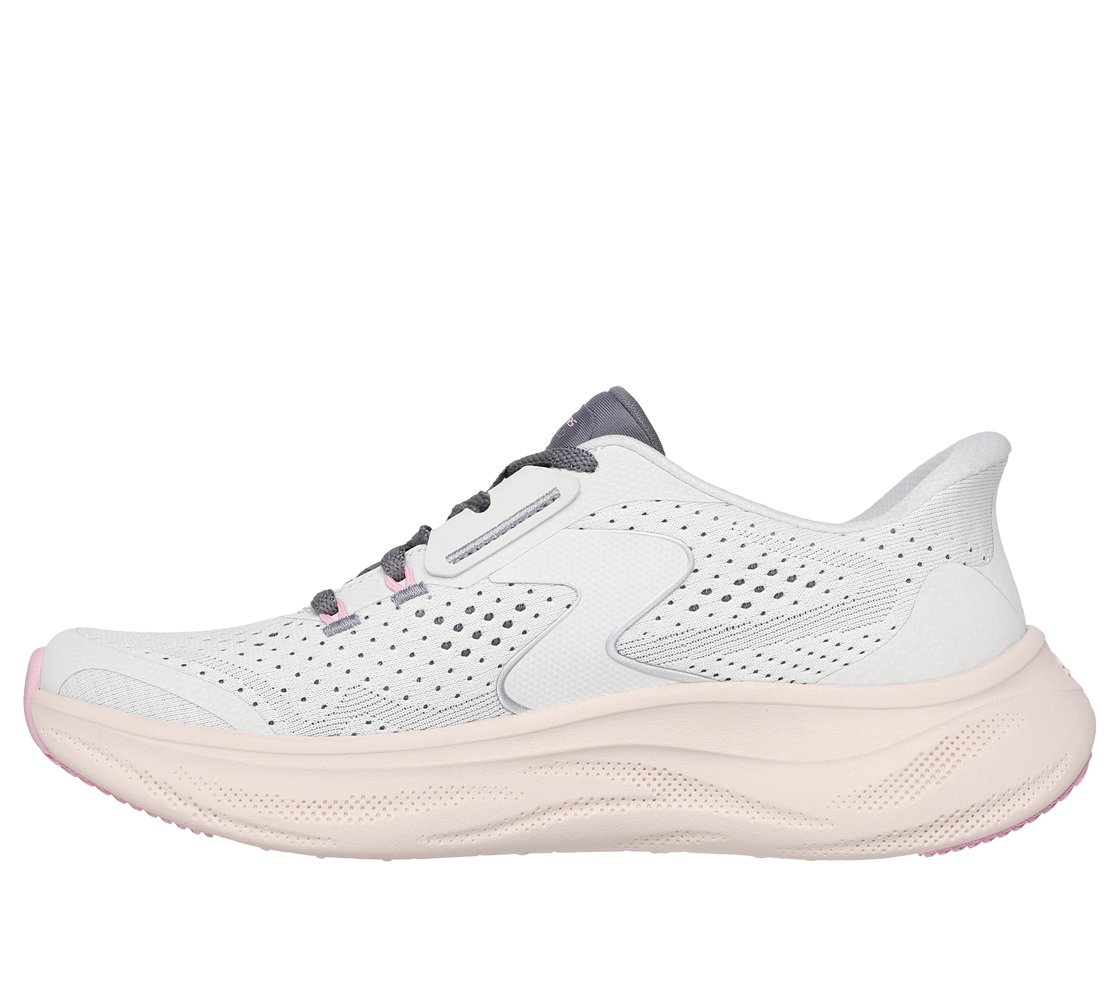 SKECH CLOUD - PLUSH HORIZON, WHITE/MULTI Footwear Left View