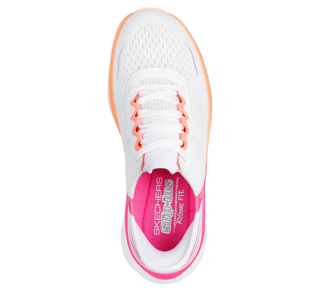 D'LUX VAPOR, WHITE/MULTI Footwear Top View