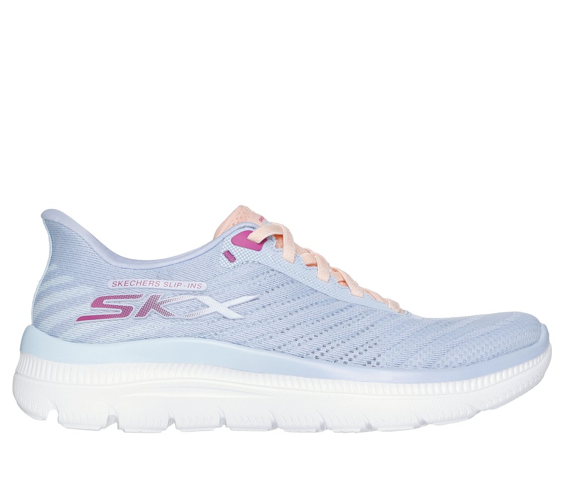 SUMMITS PLUS - BRIGHT BURST, LT.BLUE Footwear Lateral View