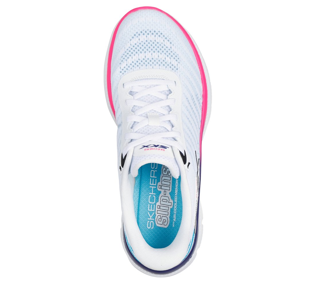 SUMMITS PLUS - BRIGHT BURST, WHITE/MULTI Footwear Top View