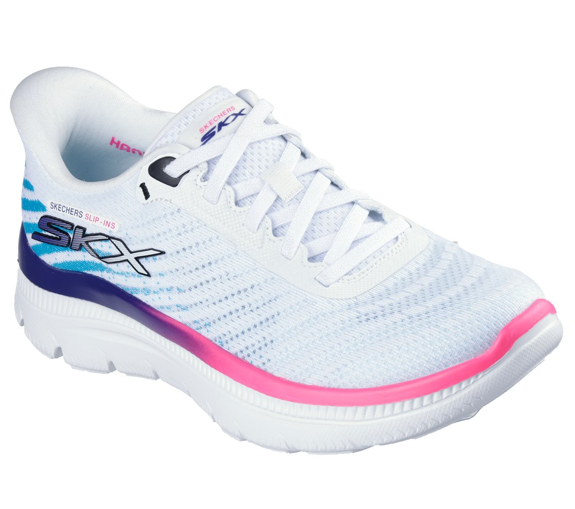 SUMMITS PLUS - BRIGHT BURST, WHITE/MULTI Footwear Right View