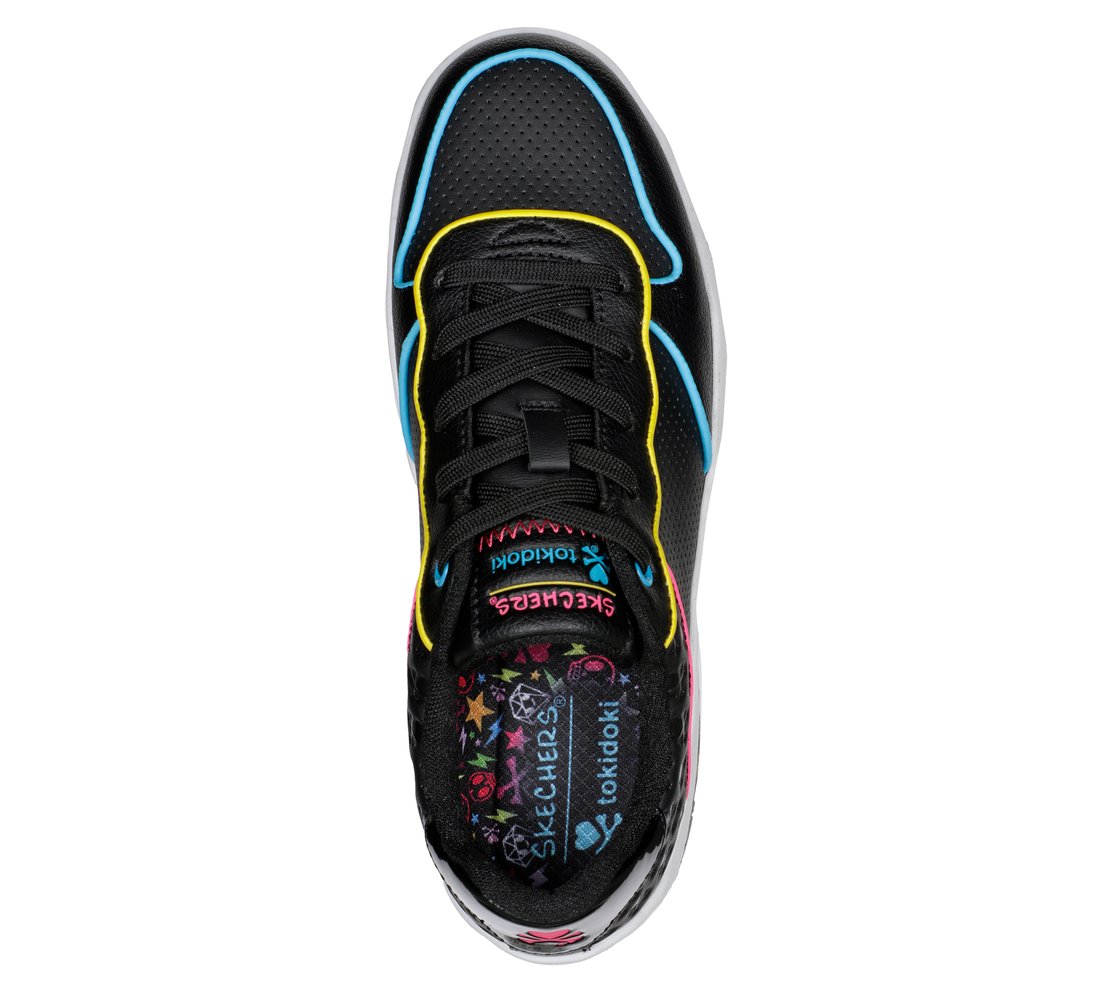 UPBEATS - RHYTHM, BLACK/MULTI Footwear Top View