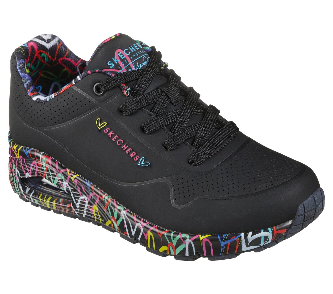 UNO - LOVING LOVE, BBLACK Footwear Right View