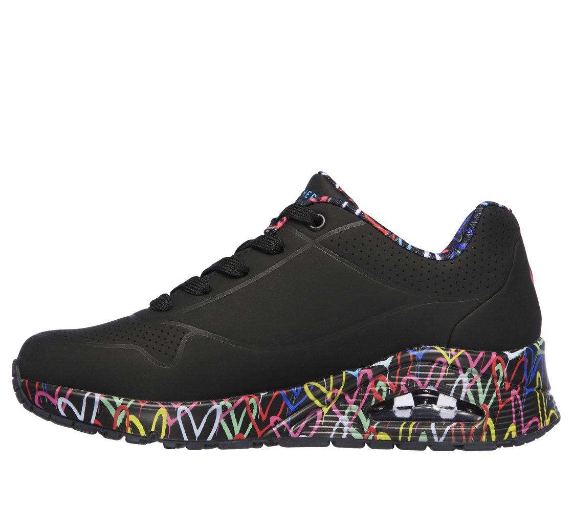 UNO - LOVING LOVE, BBLACK Footwear Left View