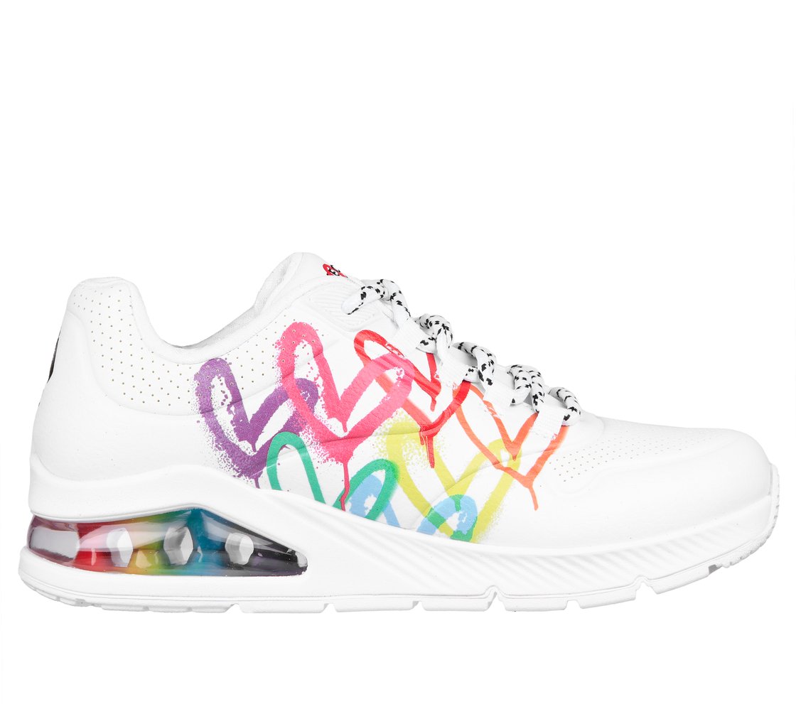 UNO-FLOATING LOVE, WWWHITE Footwear Lateral View