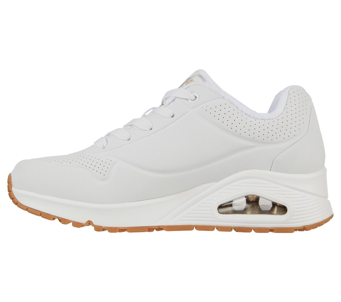 UNO - METALLIC LOVE, WWHITE/GOLD Footwear Left View