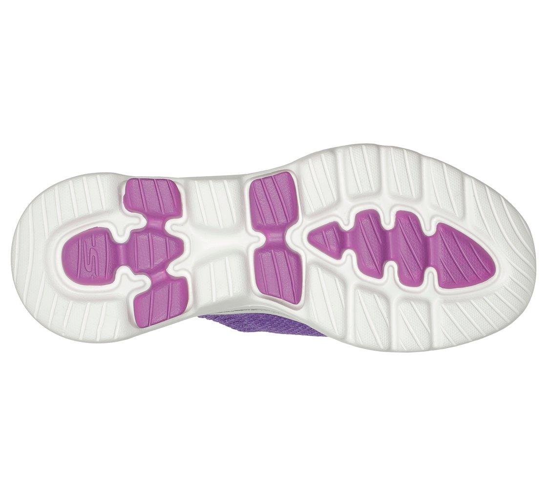 GO WALK 5 - TRENDY, LAVENDER Footwear Bottom View