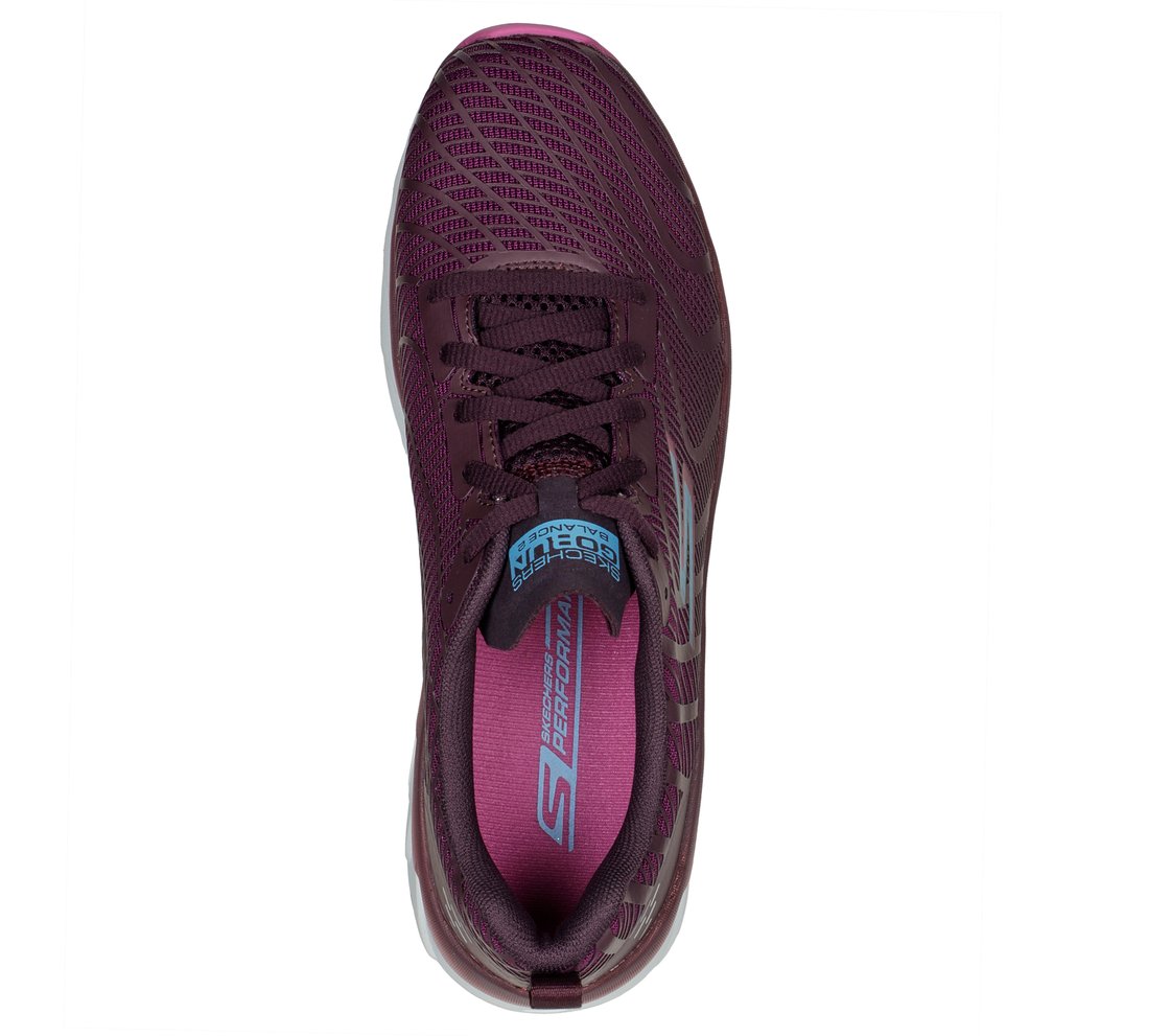 GO RUN BALANCE 2, PURPLE Footwear Top View