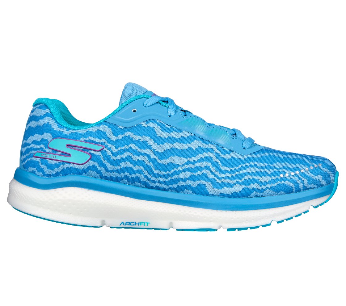 GO RUN RIDE 10,  Footwear Lateral View