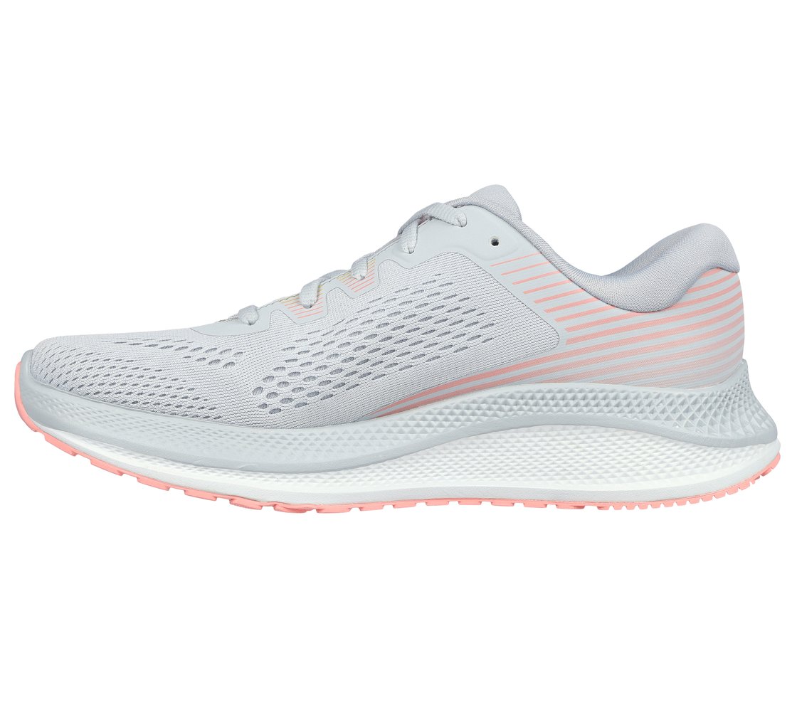 GO RUN PERSISTENCE, GRAY/PINK Footwear Left View
