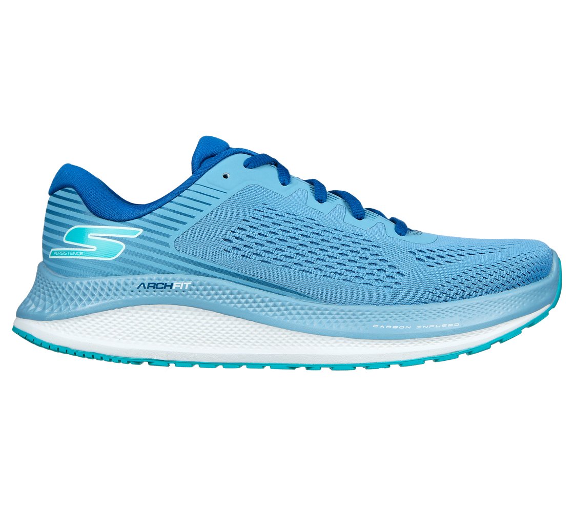 GO RUN PERSISTENCE, TEAL Footwear Lateral View