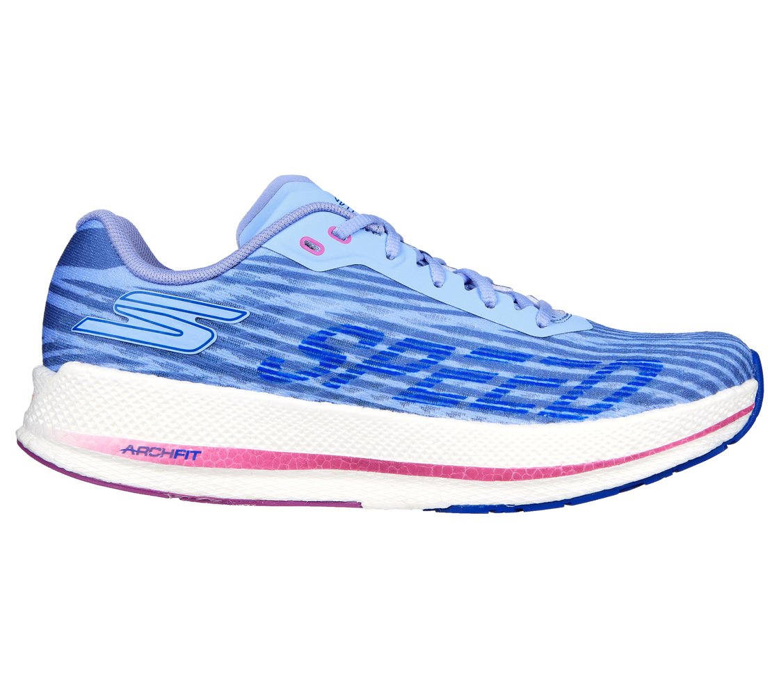 GO RUN RAZOR 4, PERIWINKLE Footwear Lateral View