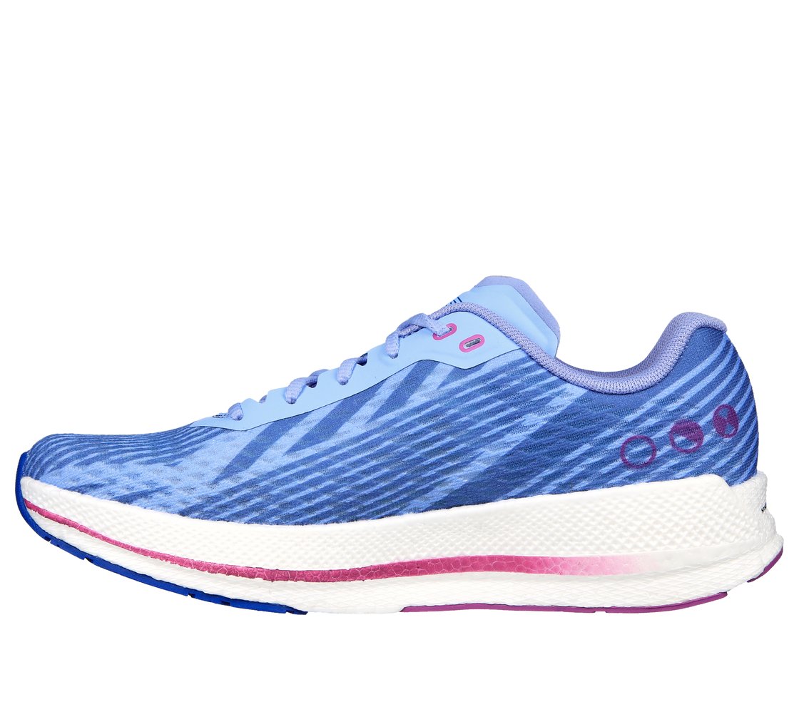 GO RUN RAZOR 4, PERIWINKLE Footwear Left View
