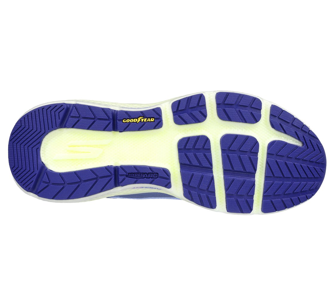 GO RUN MAX ROAD 6, LLIGHT BLUE Footwear Bottom View