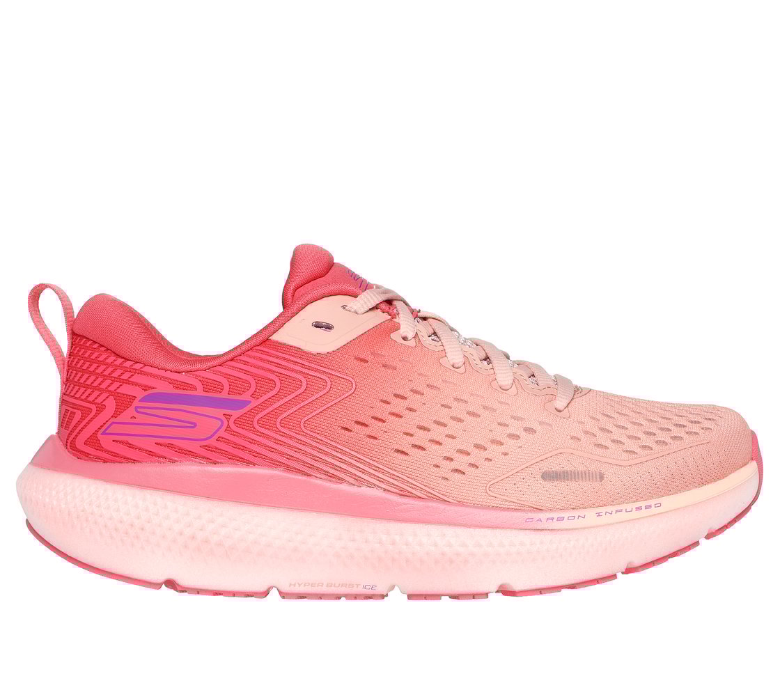 GO RUN RIDE 11, PINK/PURPLE Footwear Lateral View