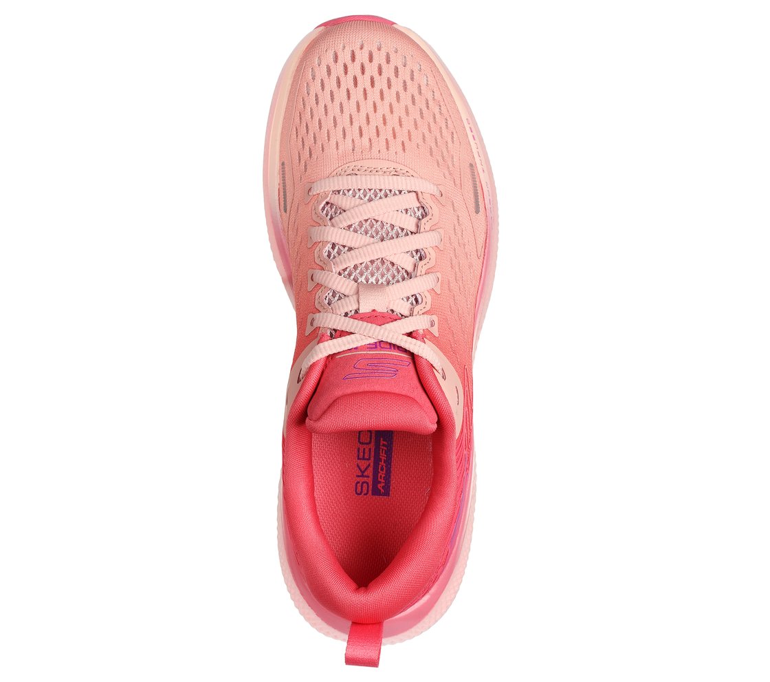GO RUN RIDE 11, PINK/PURPLE Footwear Top View