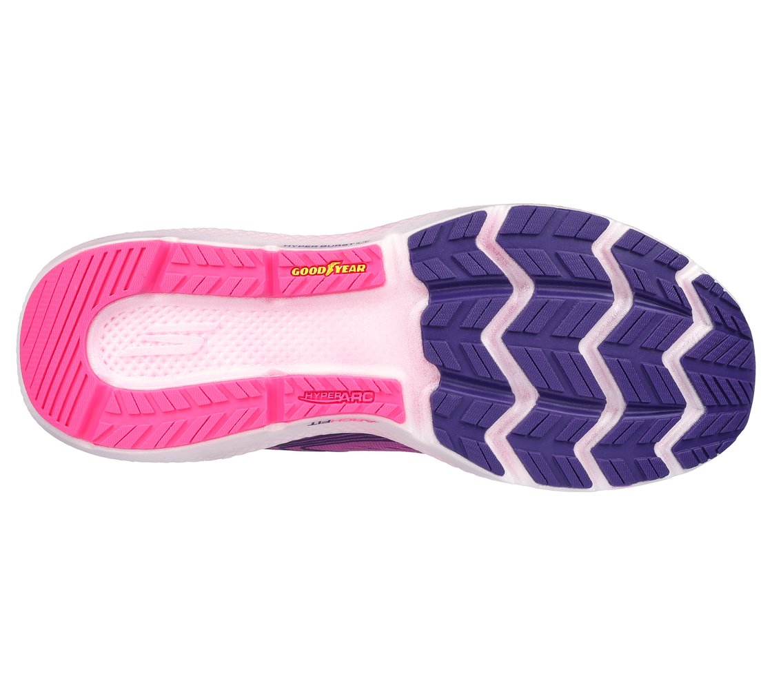 GO RUN RIDE 11, PURPLE Footwear Bottom View