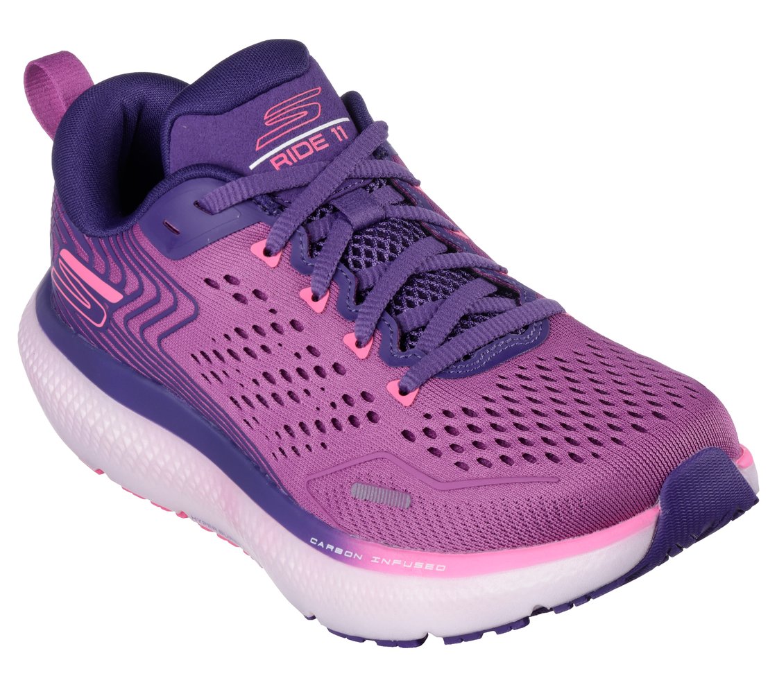GO RUN RIDE 11, PURPLE Footwear Right View