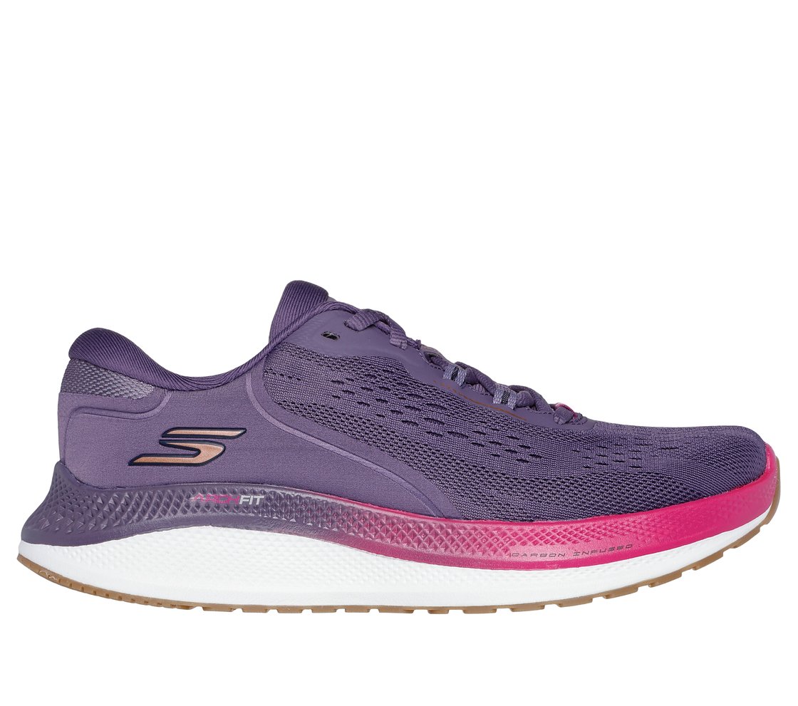 GO RUN PERSISTENCE 2, PURPLE Footwear Lateral View