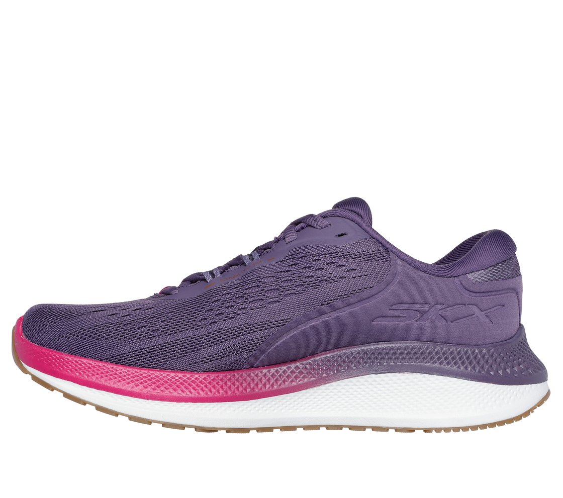 GO RUN PERSISTENCE 2, PURPLE Footwear Left View
