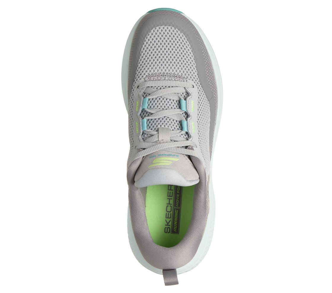 GO RUN SUPERSONIC MAX, LIGHT GRAY/TURQUOISE