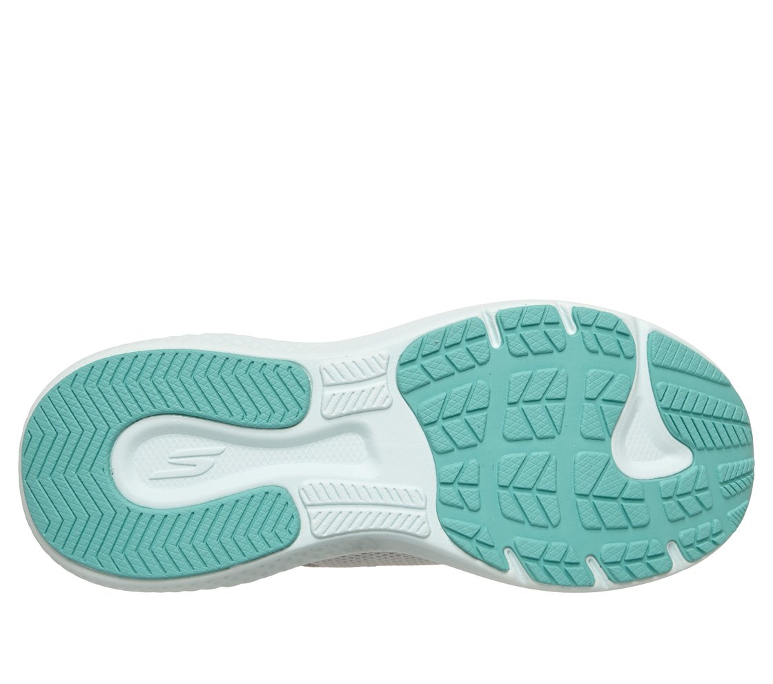 GO RUN SUPERSONIC MAX, LIGHT GRAY/TURQUOISE