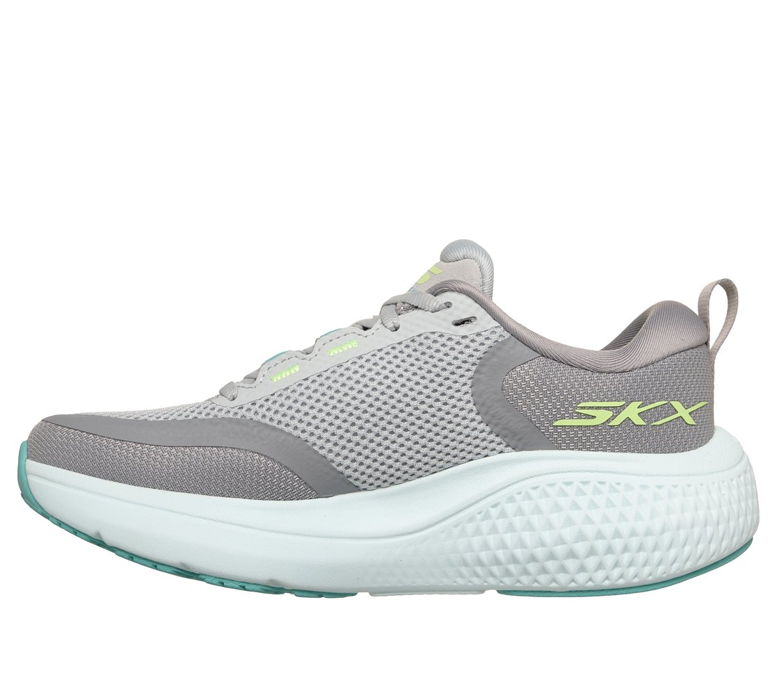 GO RUN SUPERSONIC MAX, LIGHT GRAY/TURQUOISE