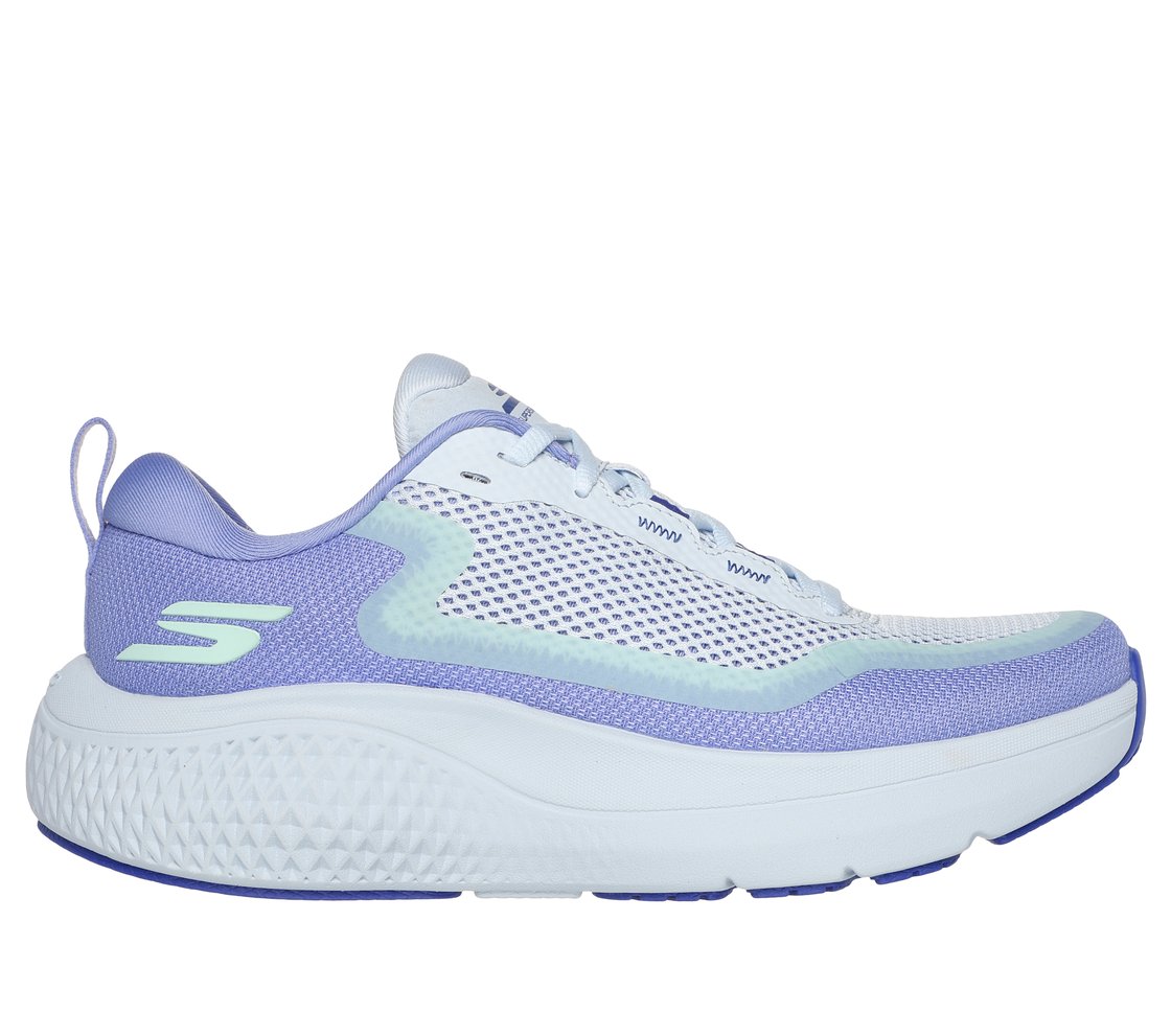 GO RUN SUPERSONIC MAX, LAVENDER/AQUA Footwear Lateral View