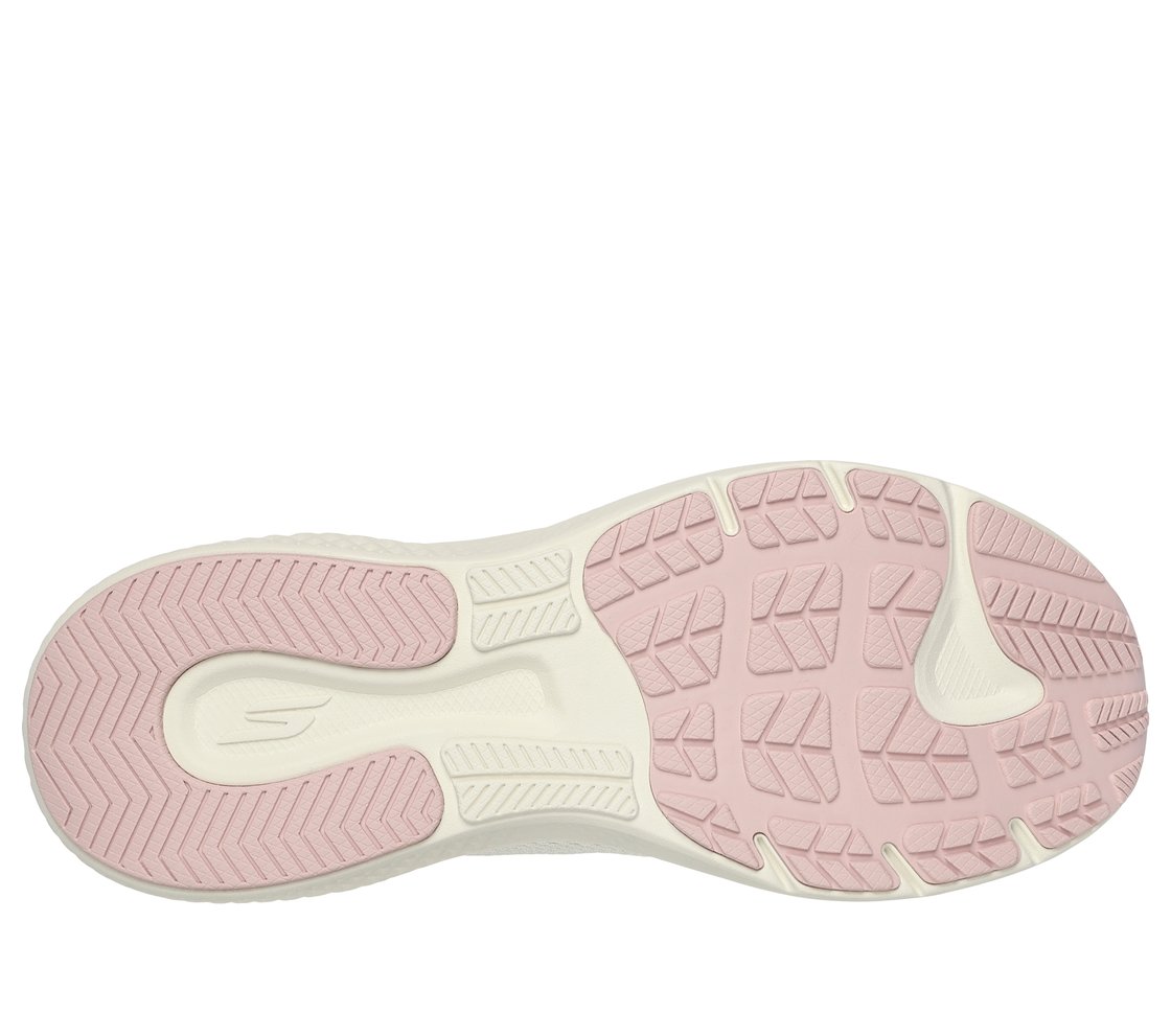 GO RUN SUPERSONIC MAX, NATURAL/PINK Footwear Bottom View