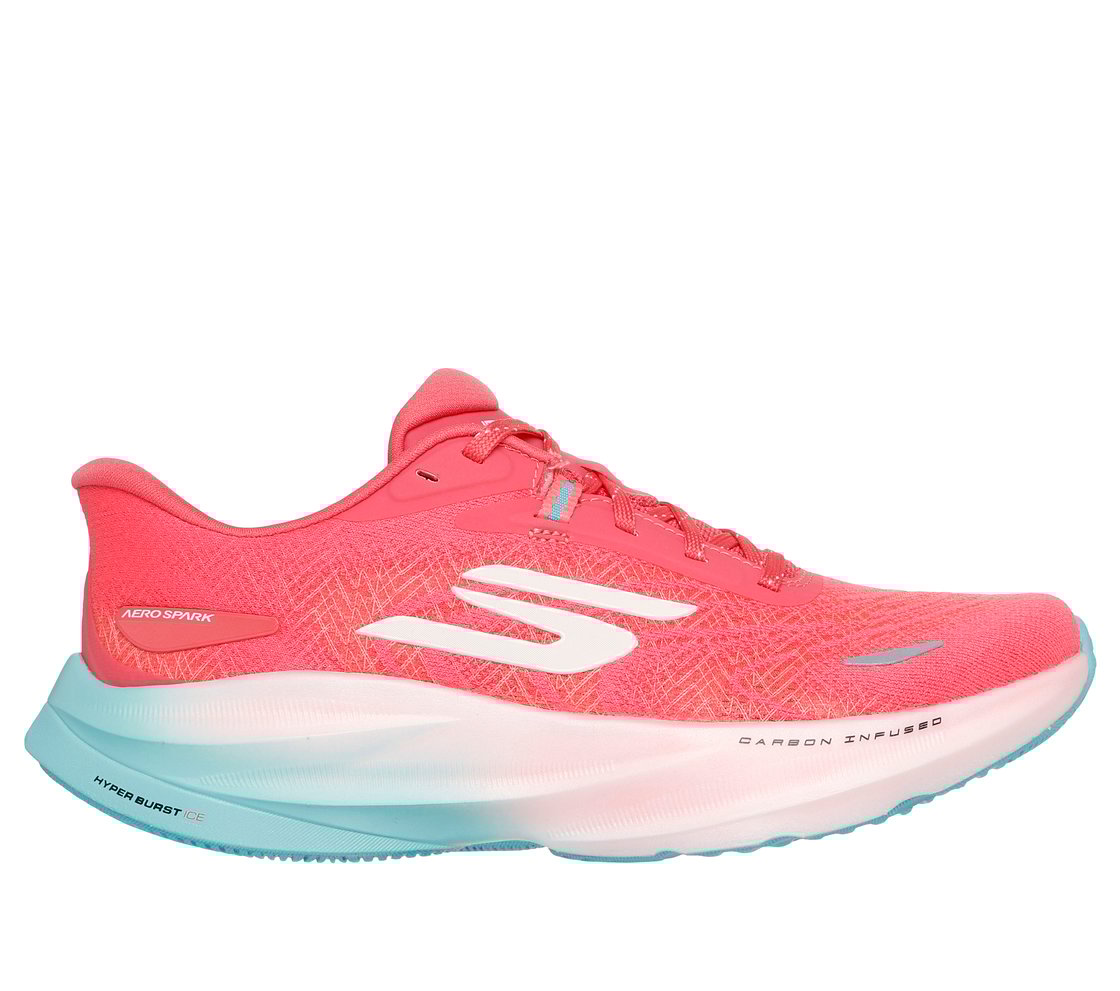 SKECHERS AERO SPARK, CORAL Footwear Lateral View