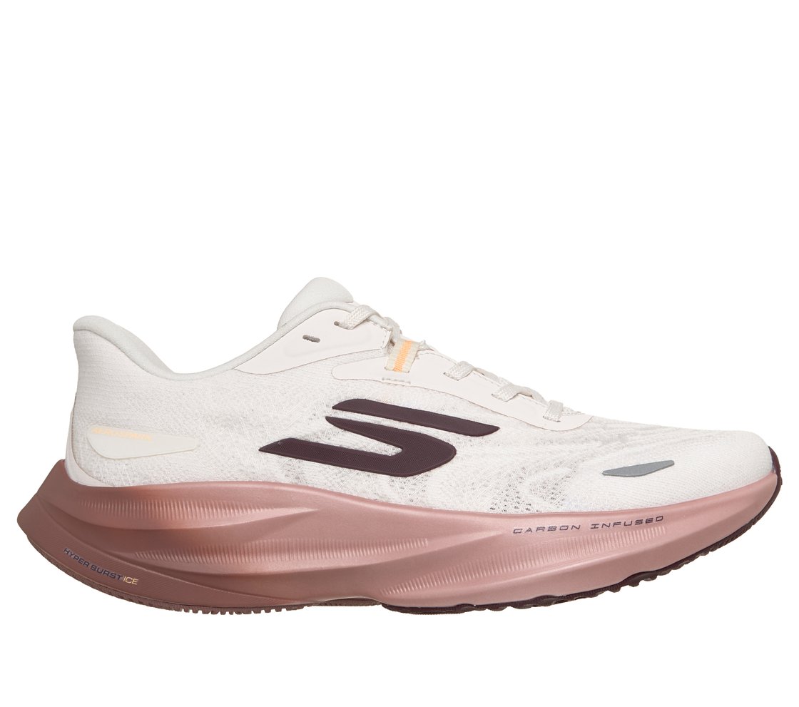 SKX AERO SPARK, OFF WHITE/MAUVE Footwear Lateral View
